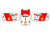 "Marlboro Ayrton Senna" Sticker kit Fanatec Base DD1/DD2